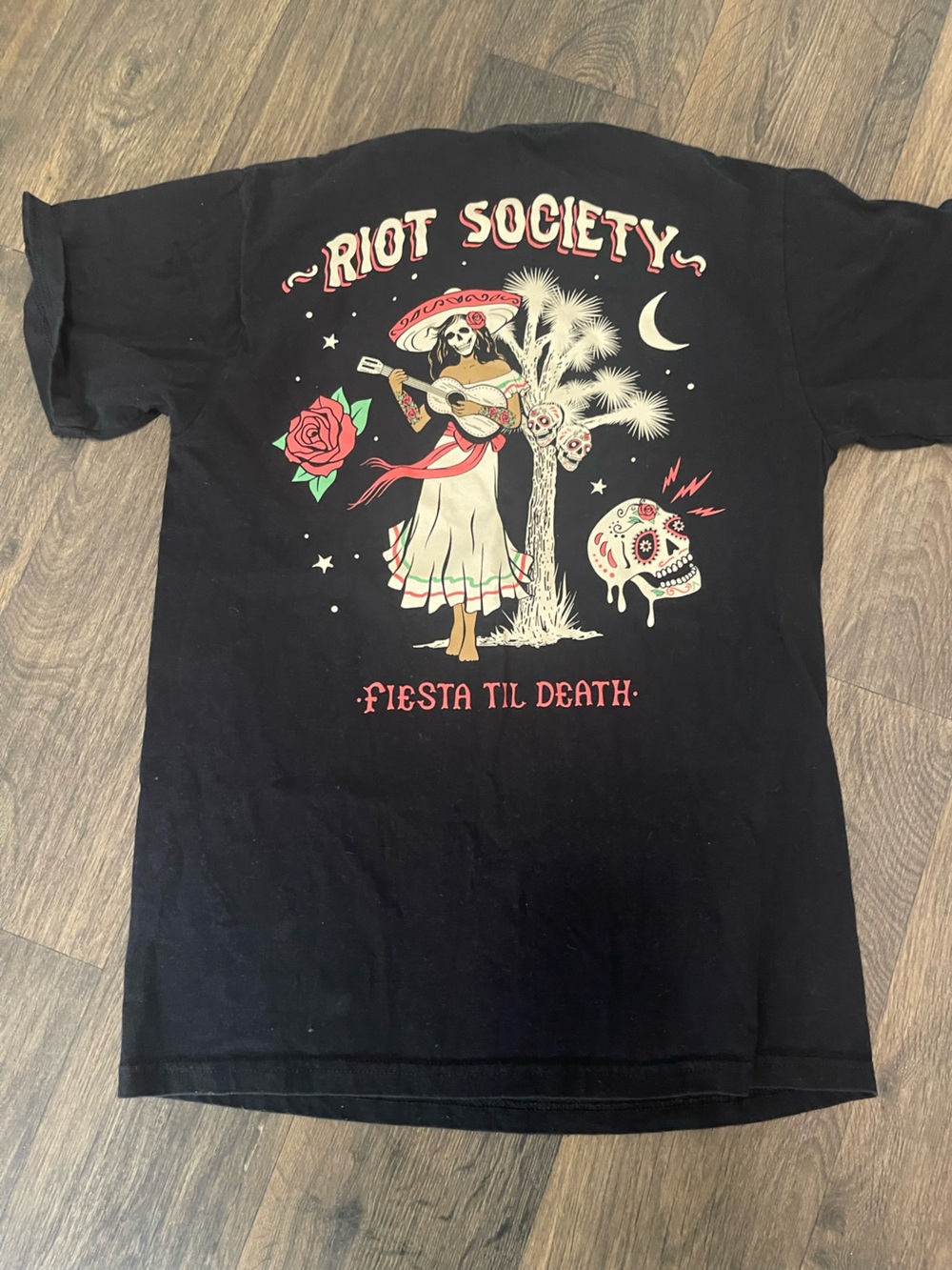 Riot Society Multicolor Skull Design Tee